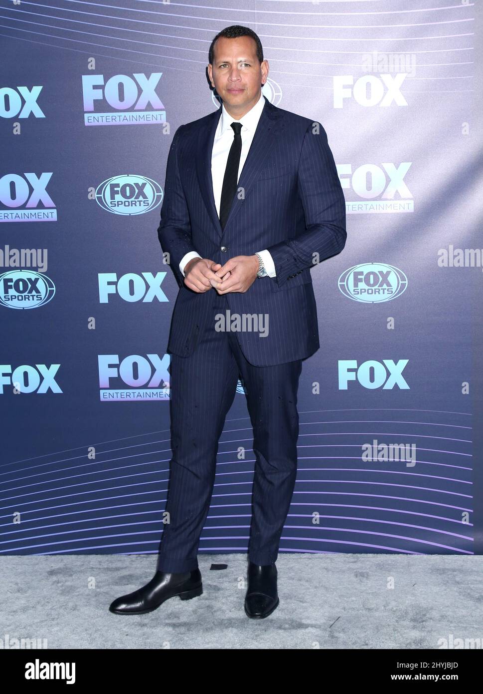 Alex Rodriguez partecipa al programma Fox Networks di New York Foto Stock