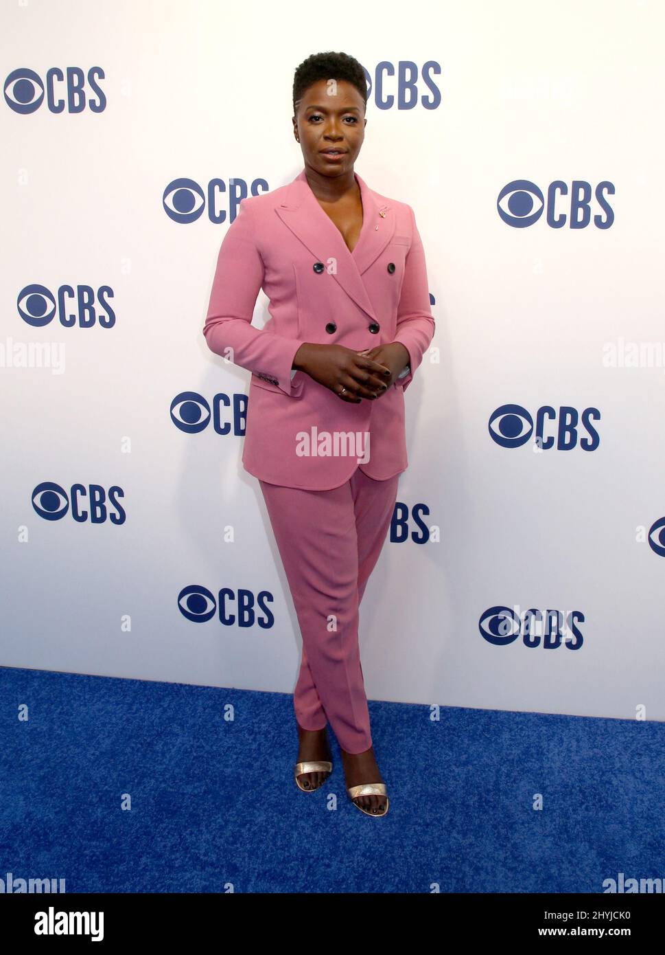 Folake Olowofoyeku partecipa al CBS 2019 che si tiene al Todd English Food Hall Foto Stock