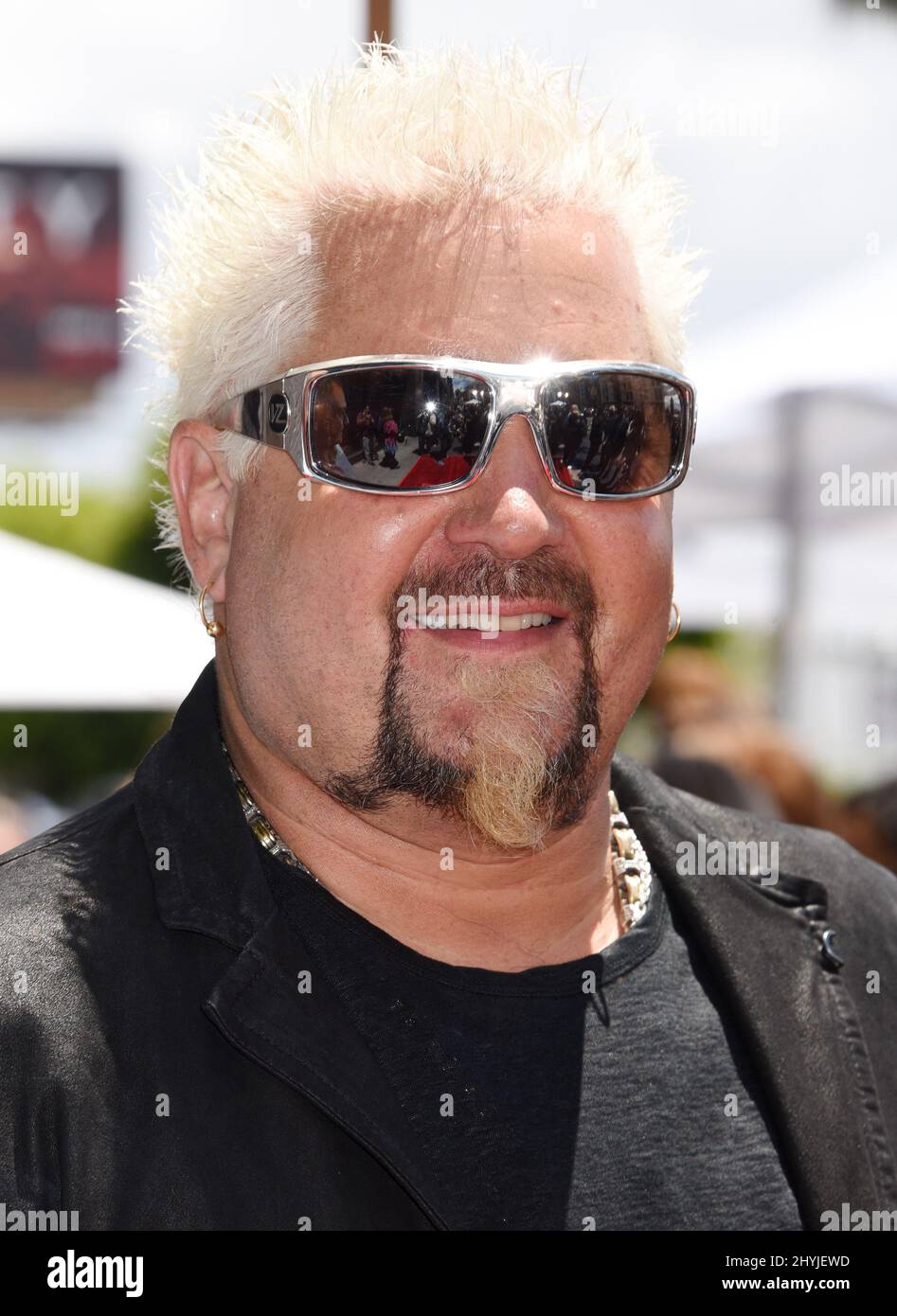 Guy Fieri alla sua cerimonia della Hollywood Walk of Fame il 22 maggio 2019 a Hollywood, California Foto Stock