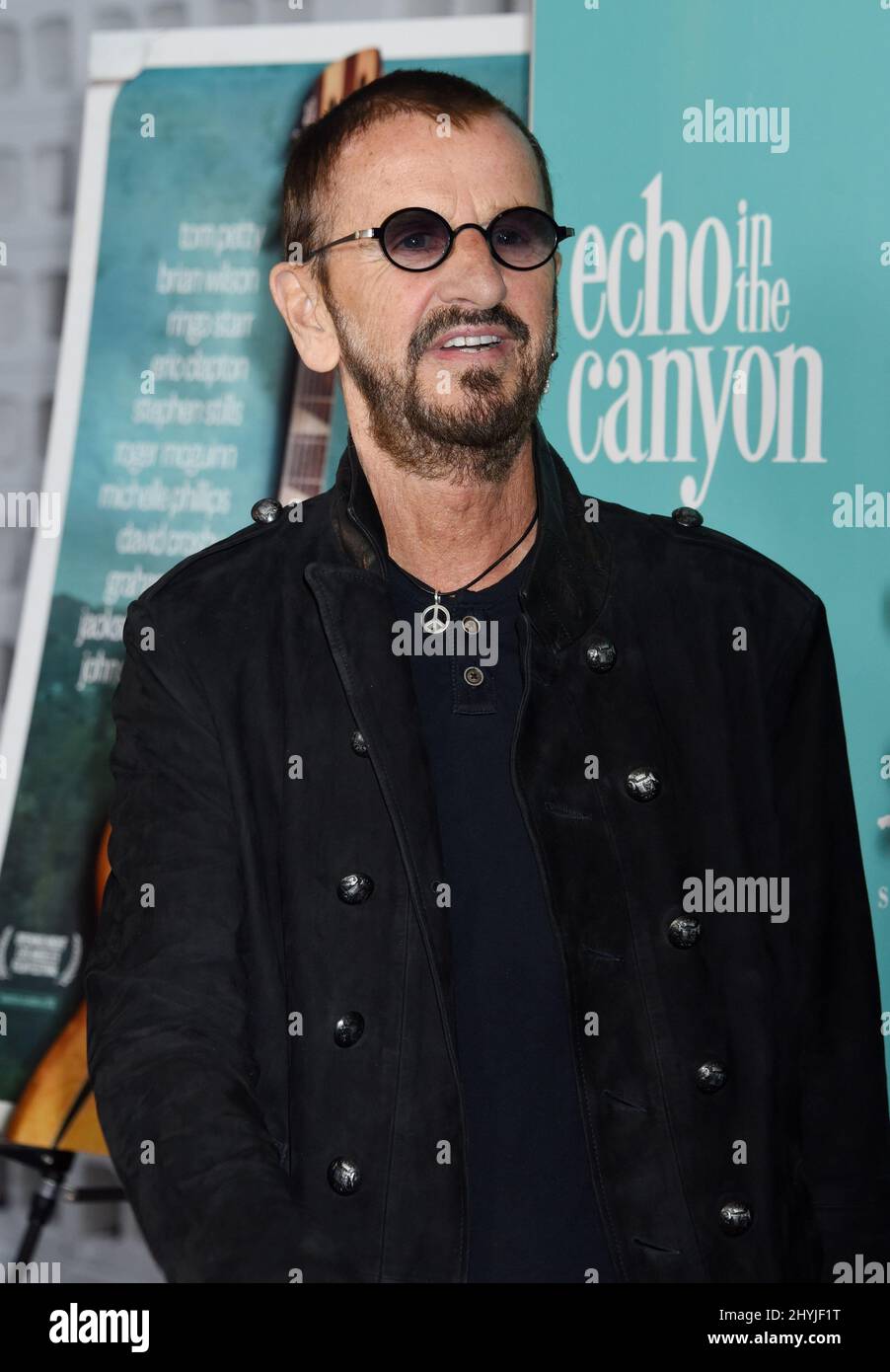 Ringo Starr partecipa alla prima di Los Angeles di Echo in the Canyon Foto Stock