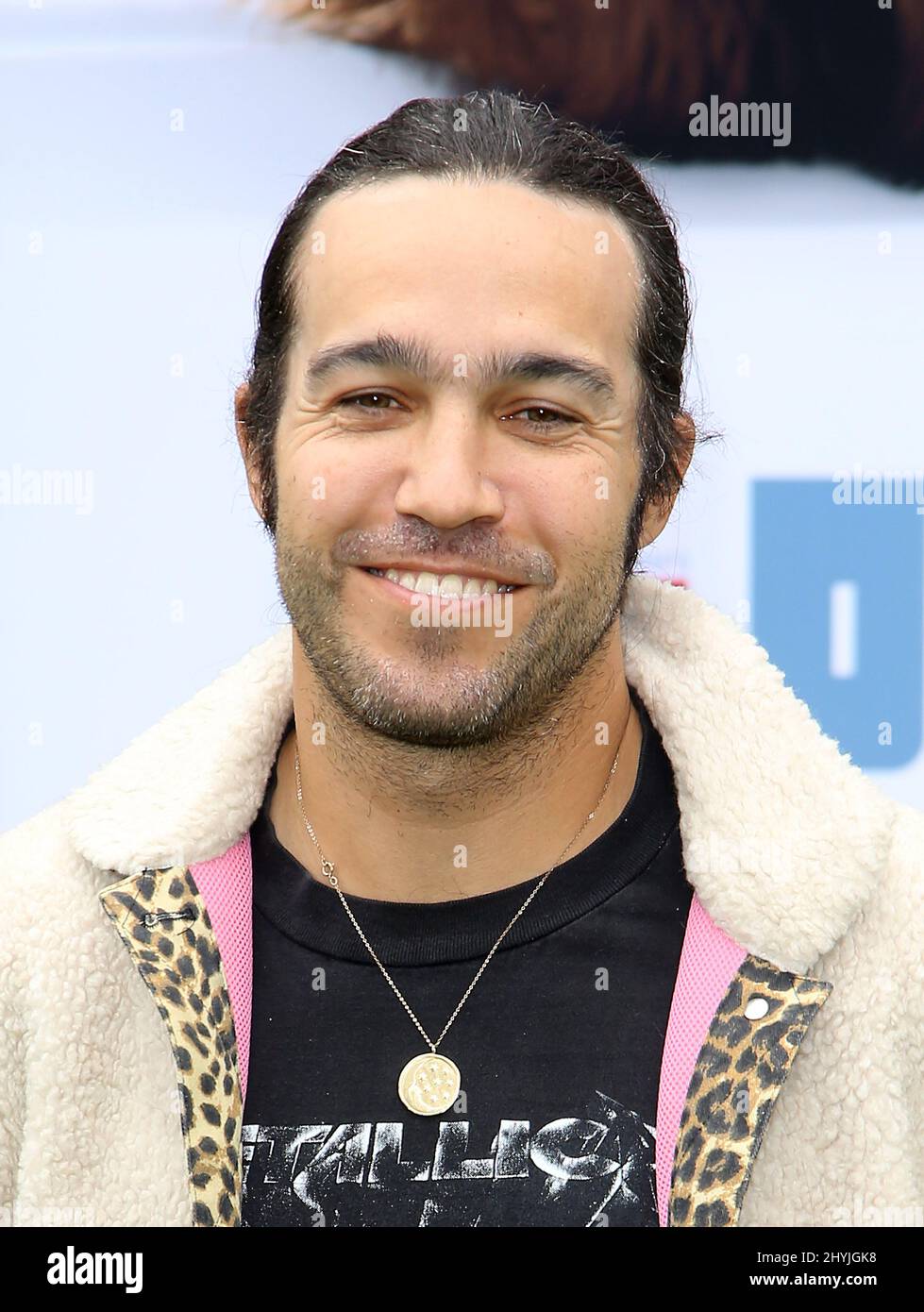 Pete Wentz alla prima di Los Angeles 'The Secret Life of Pets 2' che si tiene al Regency Village Theatre Foto Stock