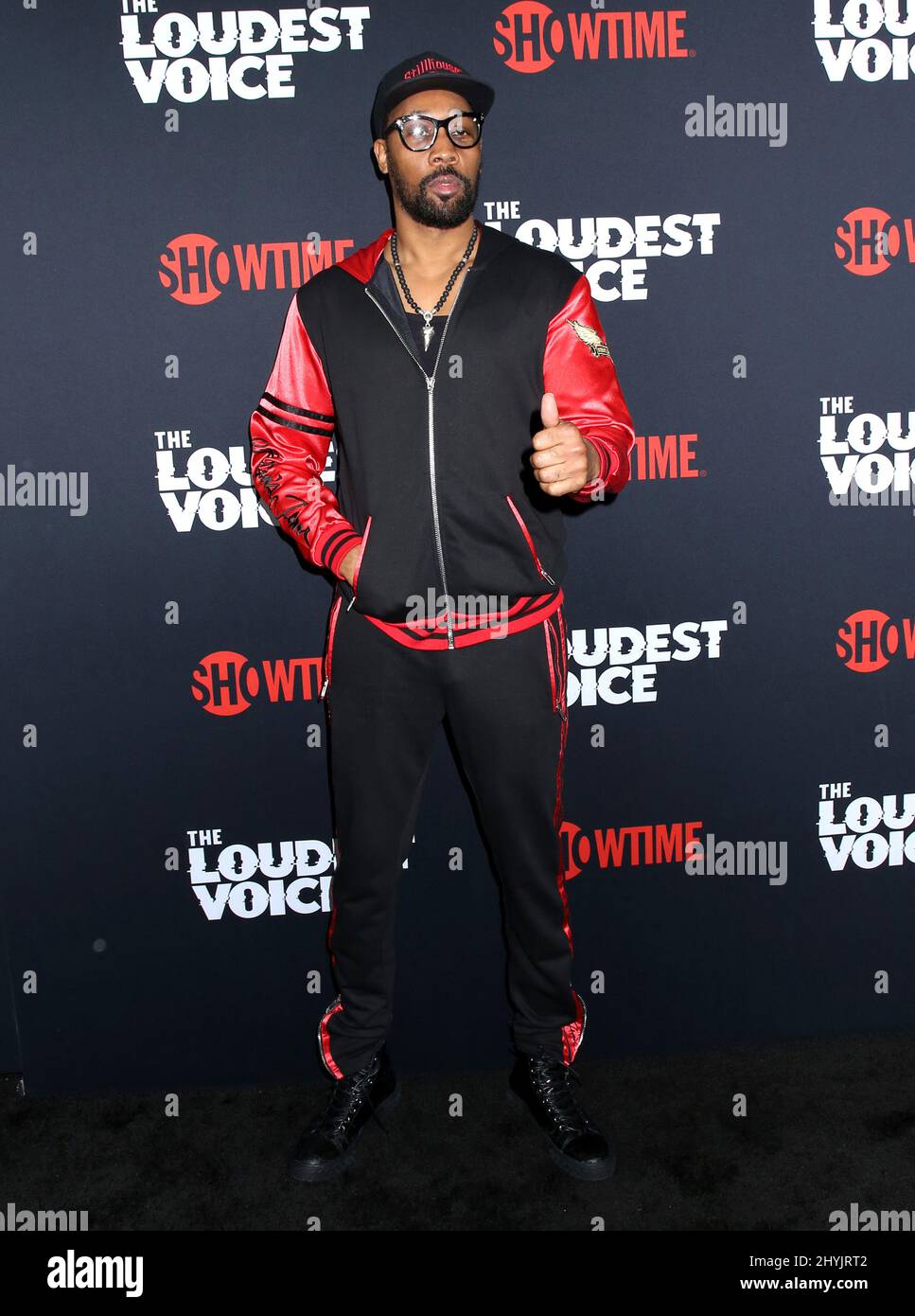 RZA partecipa al "The Loudest Voice" Premiere tenuto al Paris Theatre il 24 giugno 2019 a New York City, NY Foto Stock