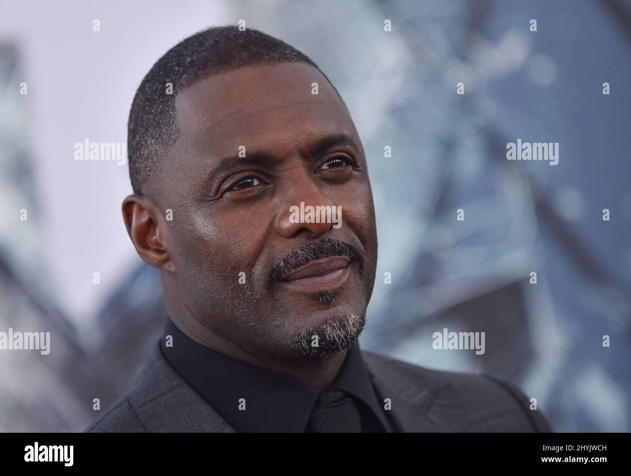 Idris Elba alla prima mondiale di 'Fast & Furious presenta: Hobbs and Shaw' tenuto al Dolby Theatre il 13 luglio 2019 a Hollywood, USA. Foto Stock