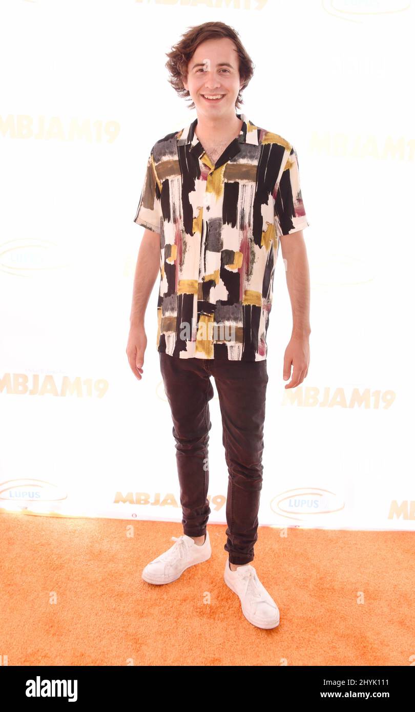 Nicholas Coombe partecipa al Michael B. Jordan a Michael B. Jordan e Lupus LA presenta l'annuale 3rd MBJAM19 tenuto a Dave & Busters Foto Stock