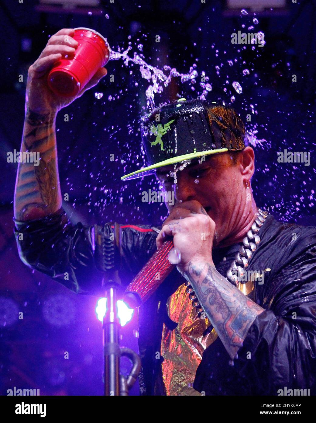 Vanilla Ice sul palco al concerto i LOVE THE anni '90 al Fremont Street Experience Labor Day Weekend Concerts tenutosi il 1 settembre 2019 a Las Vegas. Foto Stock