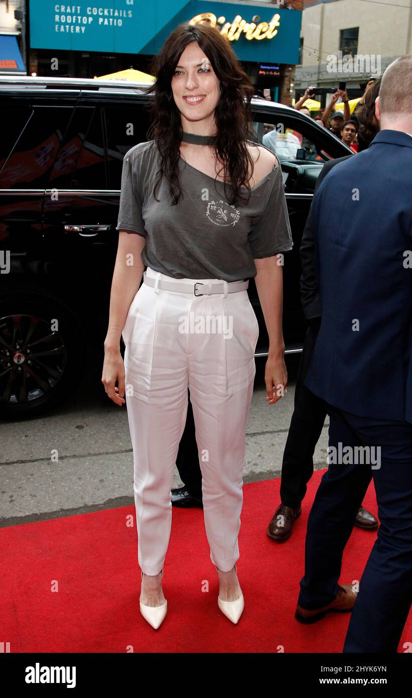 Rebecca Thomas alla prima di 'Limetown' durante il Toronto International Film Festival 2019 tenuto al TIFF Bell Lightbox il 6 settembre 2019 a Toronto Foto Stock