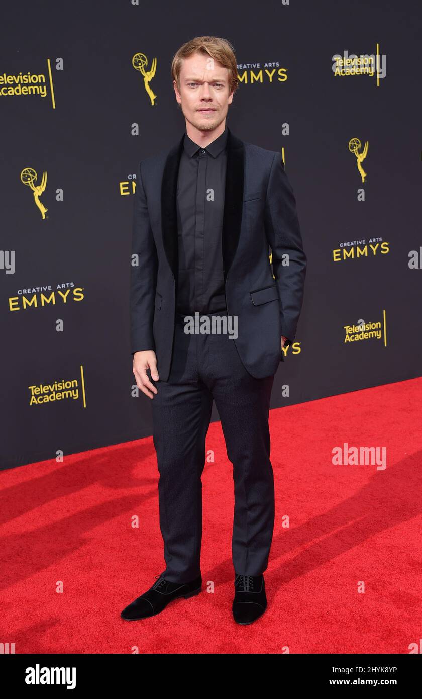 Alfie Allen al Creative Arts Emmy Awards 2019 che si tiene al Microsoft Theatre Foto Stock