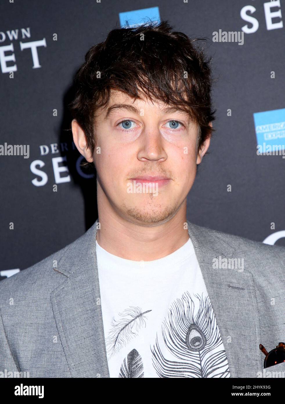 Alex Sharp partecipa al Derren Brown: Notte di apertura segreta di Broadway - Arrivi tenuti al Cort Theatre Foto Stock