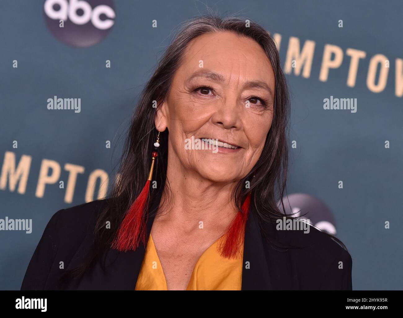 Tantoo Cardinal partecipa alla prima di Stumptown a Los Angeles, California Foto Stock