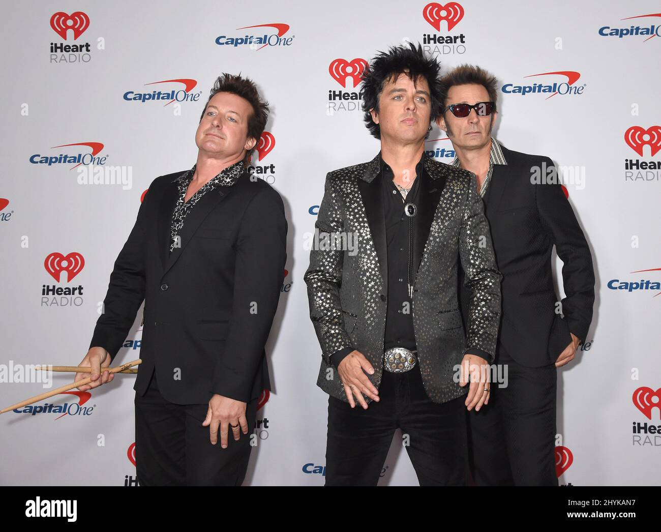 Green Day all'iHeartRadio Music Festival 2019 che si tiene presso la T-Mobile Arena Foto Stock