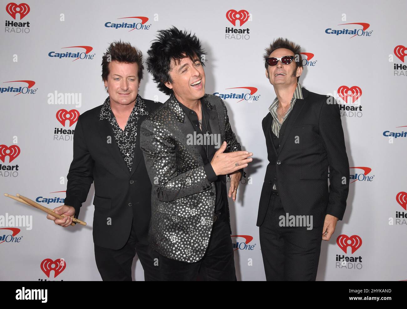Green Day all'iHeartRadio Music Festival 2019 che si tiene presso la T-Mobile Arena Foto Stock
