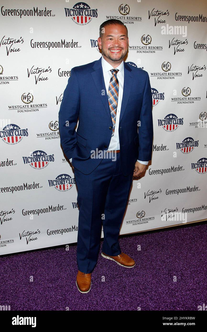 Jon Gosselin al Victoria's Voice, una serata per salvare vite presentate dalla Victoria Siegel Foundation e dal Greenspoon Marder LLP tenuto al Westgate Las Vegas Resort & Casino il 25 ottobre 2019 a Las Vegas. Foto Stock