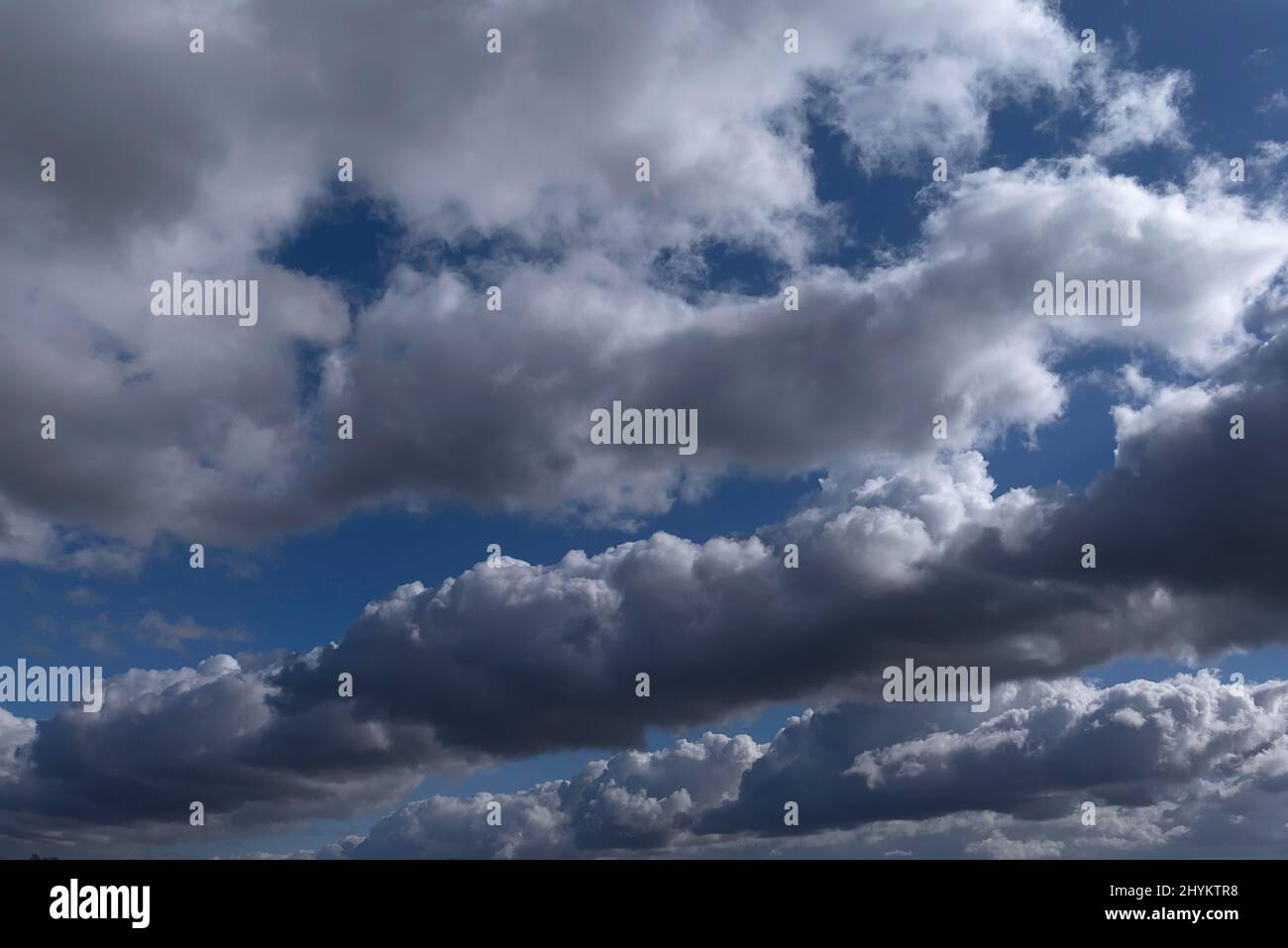 Formazioni di nubi, Baviera, Germania Foto Stock