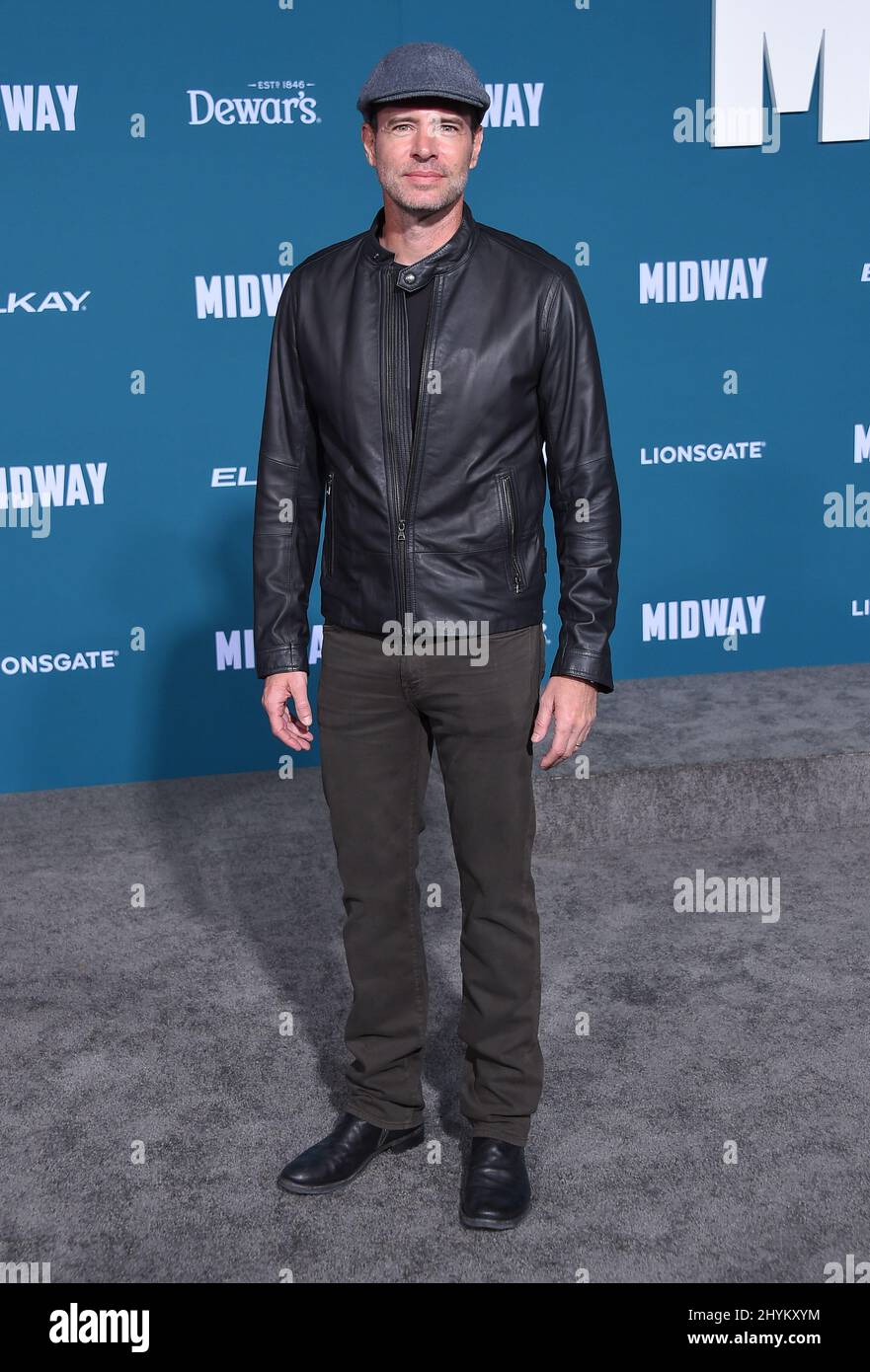 Scott Foley partecipa alla prima mondiale di Midway Foto Stock