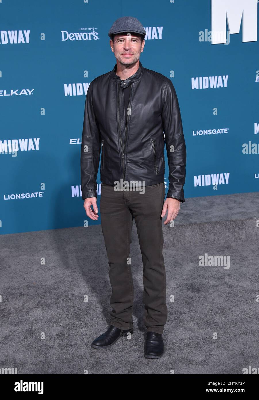 Scott Foley partecipa alla prima mondiale di Midway Foto Stock