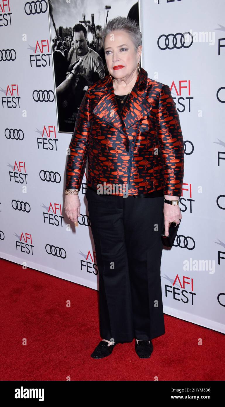 Kathy Bates frequenta la prima mondiale di Richard Jewell a Los Angeles Foto Stock