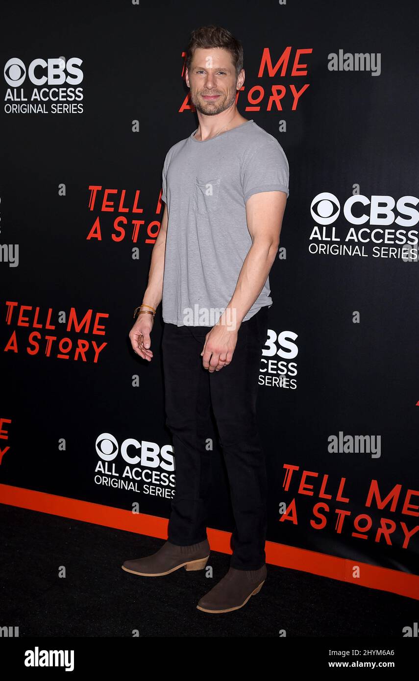 Matt Lauria partecipa alla stagione 2 Premiere di Tell Me A Story a Nashville Foto Stock