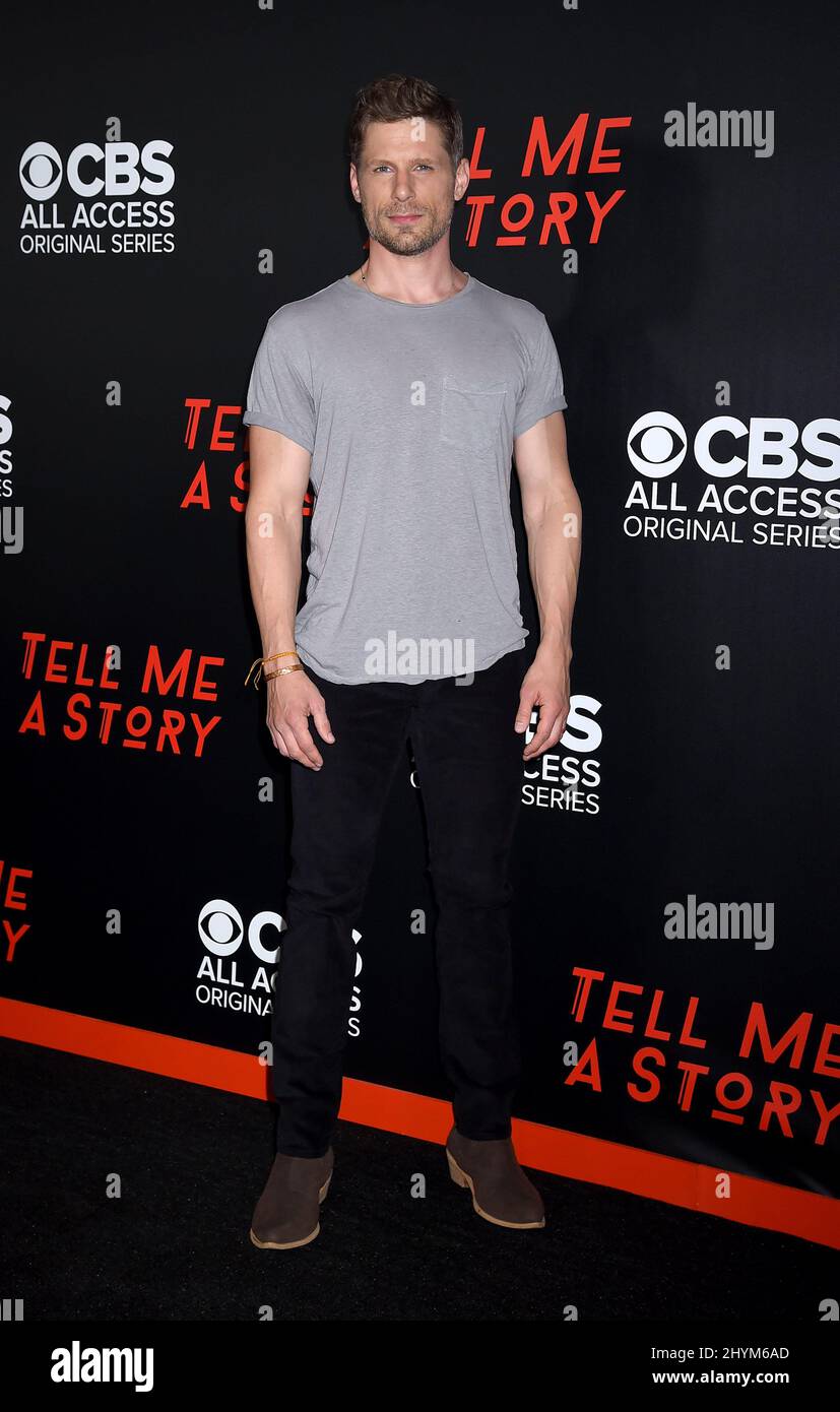 Matt Lauria partecipa alla stagione 2 Premiere di Tell Me A Story a Nashville Foto Stock
