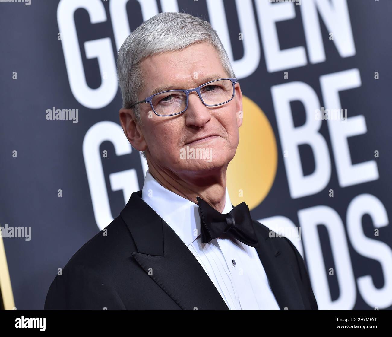 Tim Cook al Golden Globe Awards 77th che si tiene al Beverly Hilton Hotel Foto Stock