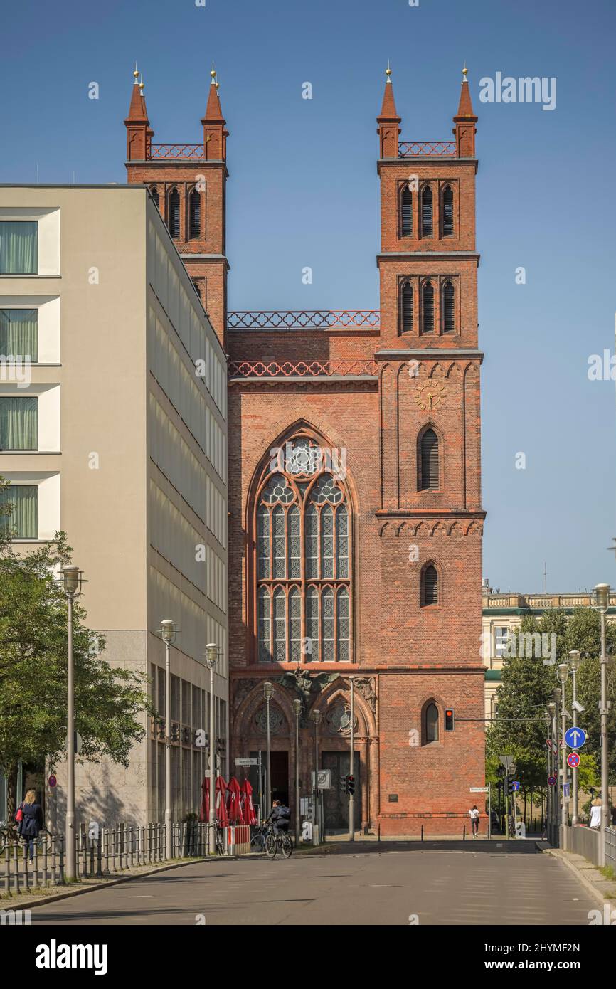 Friedrichswerder Church, Werderscher Markt, Mitte, Berlino, Germania Foto Stock