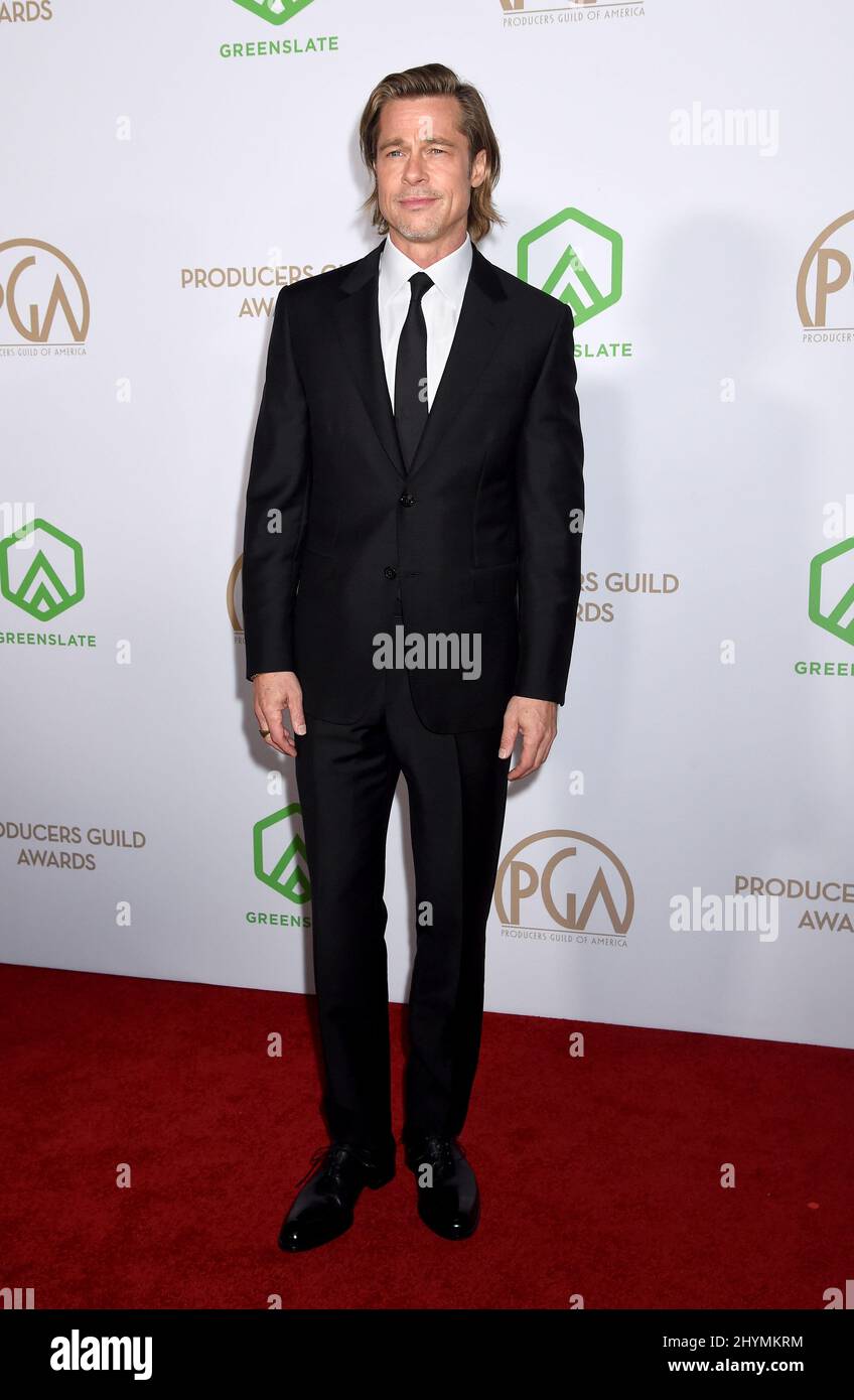 Brad Pitt ai 31st annuali Produttori Guild Awards tenutisi all'Hollywood Palladium Foto Stock