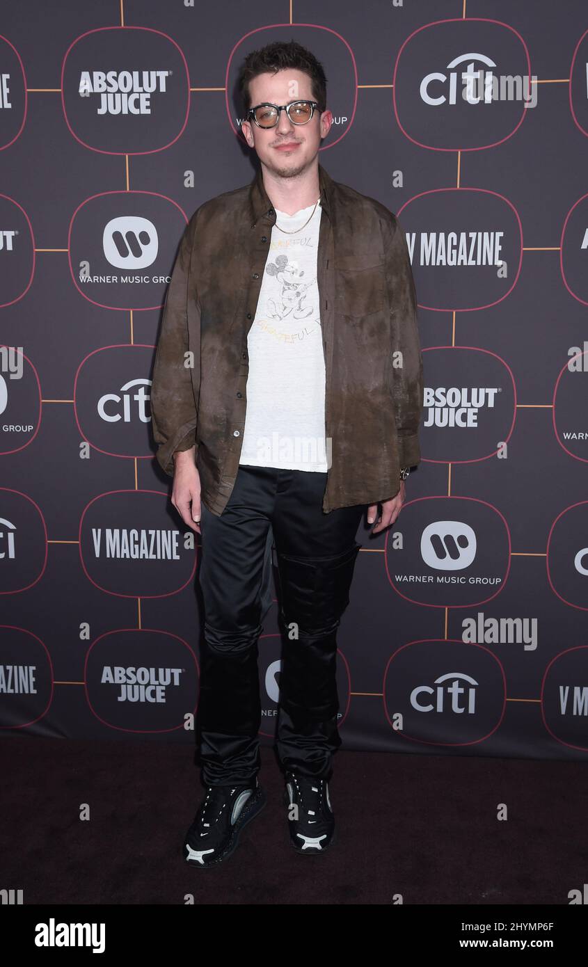 Charlie PUTH al Warner Music Group Pre-Grammy Party tenuto presso l'Hollywood Athletic Club il 23 gennaio 2020 a Hollywood, Los Angeles. Foto Stock
