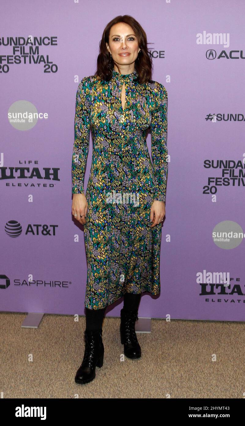 Laura Benanti alla prima di 'Worth' durante il Sundance Film Festival del 2020 che si tiene al Teatro Eccles il 24 gennaio 2020 a Park City, UT. Foto Stock