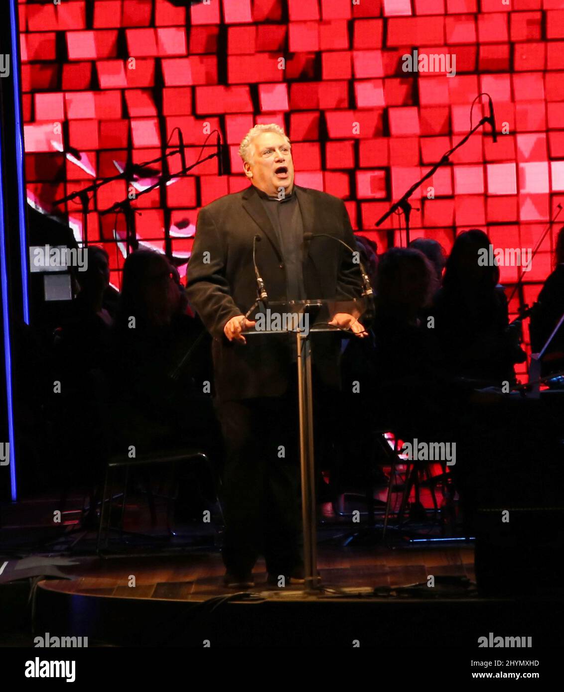 Harvey Fierstein parla a Jerry Herman: Una Celebrazione tenutasi al Lunt Fontanne Theatre il 3 febbraio 2020 a New York City, NY Foto Stock