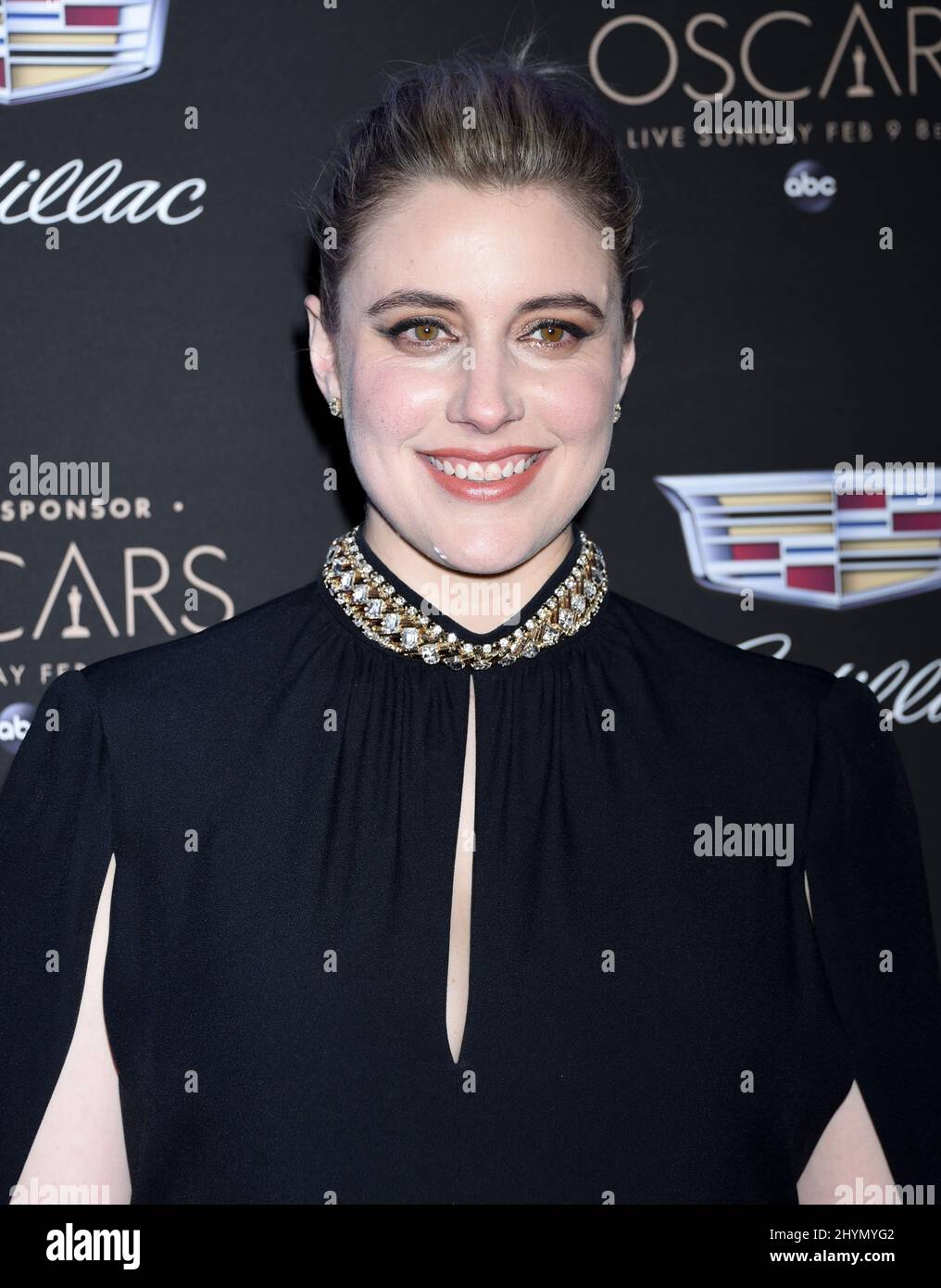 Greta Gerwig al Cadillac's Annual Oscar Week Party per celebrare i 92nd Academy Awards tenuti al Chateau Marmont il 6 febbraio 2020 a Los Angeles. Foto Stock