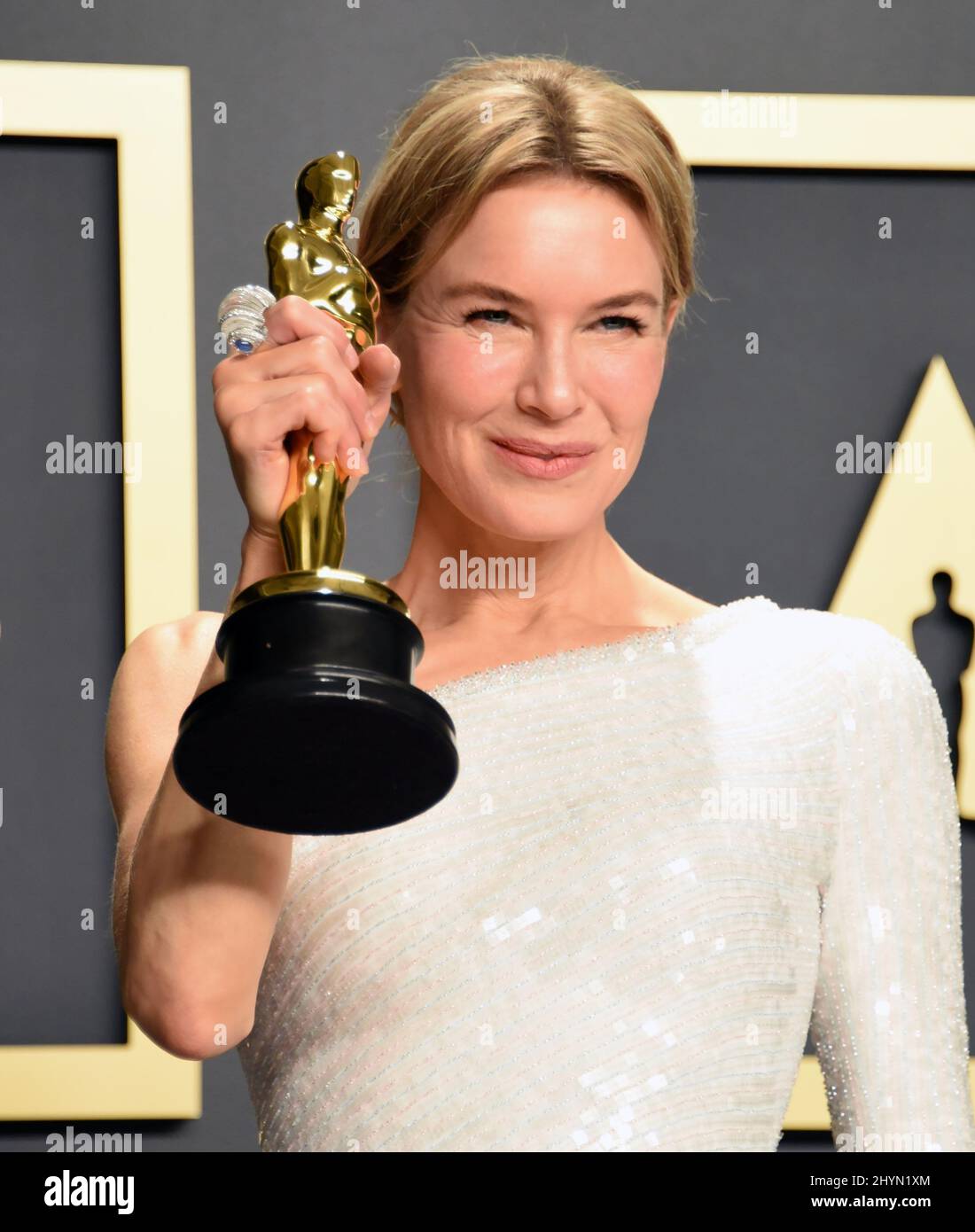 Renee Zellweger alla Sala Stampa annuale dei Premi Academy 92nd tenutasi al Dolby Theatre il 9 febbraio 2020 a Hollywood, Los Angeles. Foto Stock
