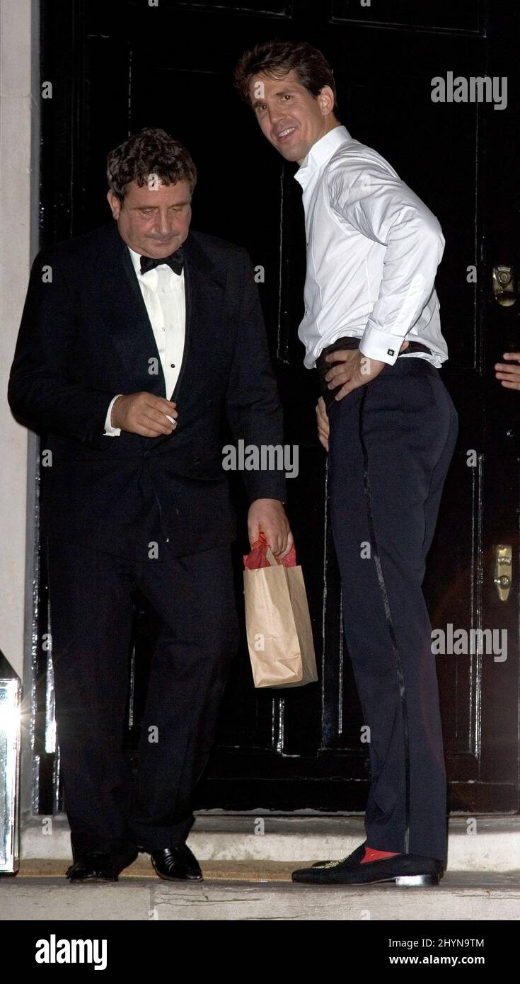 Crown Prince Pavlos di Grecia 40th Birthday Party a Chelsea, Londra. Foto: UK Stampa Foto Stock