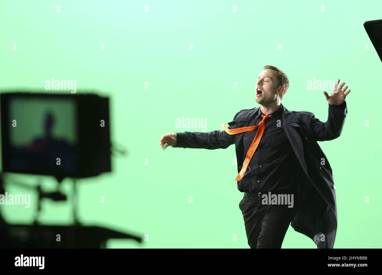Darren Hayes 'on the Verge of Something Wonderful' Video Shoot dal suo prossimo CD 'The delicate Thing We've Made' al Source Stages di Hollywood. Foto: UK Stampa Foto Stock
