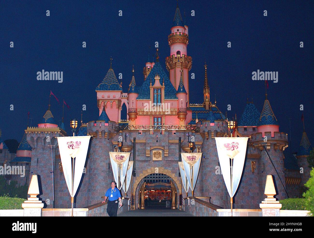 Celebrazione del 50th° anniversario di Disneyland. Foto: UK Stampa Foto Stock