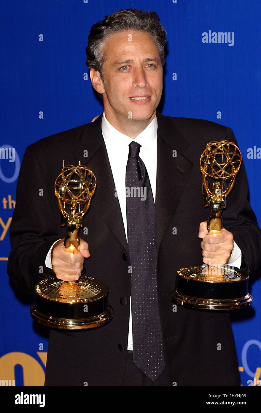 JOHN STEWART PARTECIPA AI 55TH ANNUAL EMMY AWARDS A LOS ANGELES. IMMAGINE: STAMPA UK Foto Stock