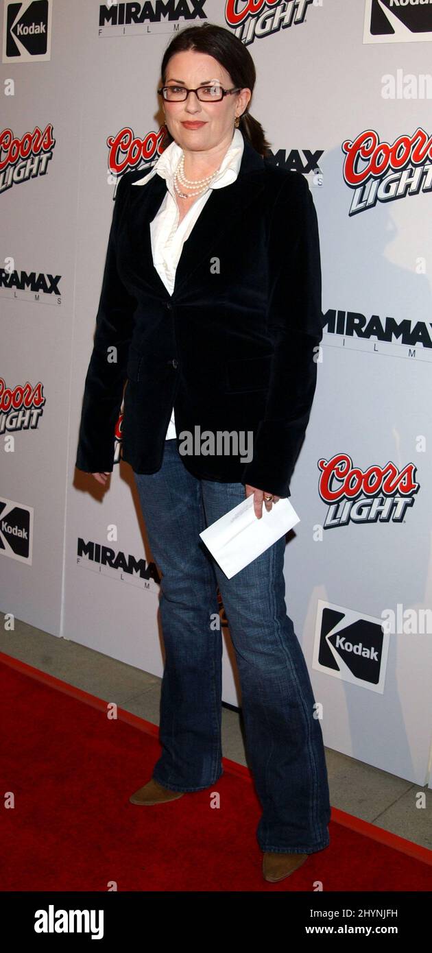 Megan Mullally partecipa alla Premiere 'Finding Neverland' a Beverly Hills. Foto: UK Stampa Foto Stock