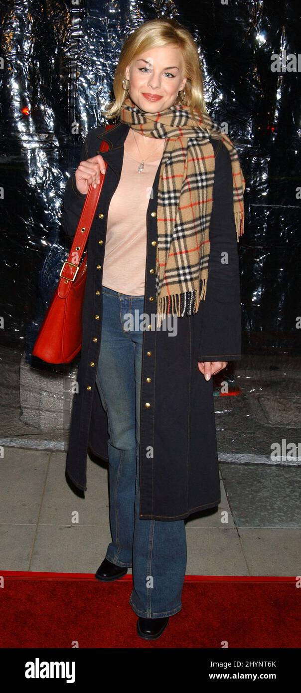 JESSICA COLLINS FREQUENTA LA 'NARC' PREMIERE ALL'ACADEMY THEATRE DI LOS ANGELES. IMMAGINE: STAMPA UK Foto Stock