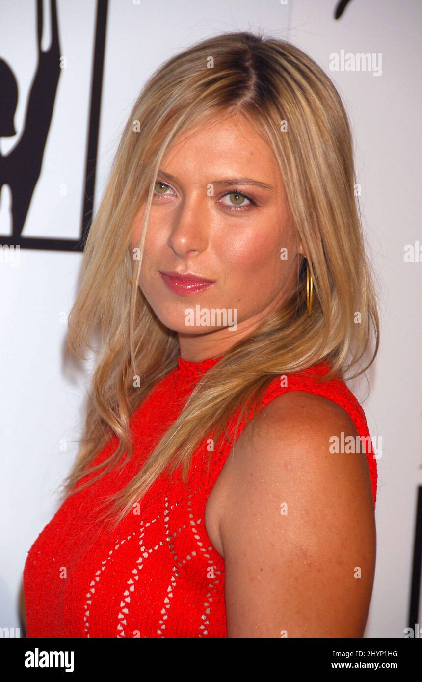 Maria Sharapova partecipa al "The Billies", presentato dalla Women's Sports Foundation, al Beverly Hilton Hotel. Foto: UK Stampa Foto Stock