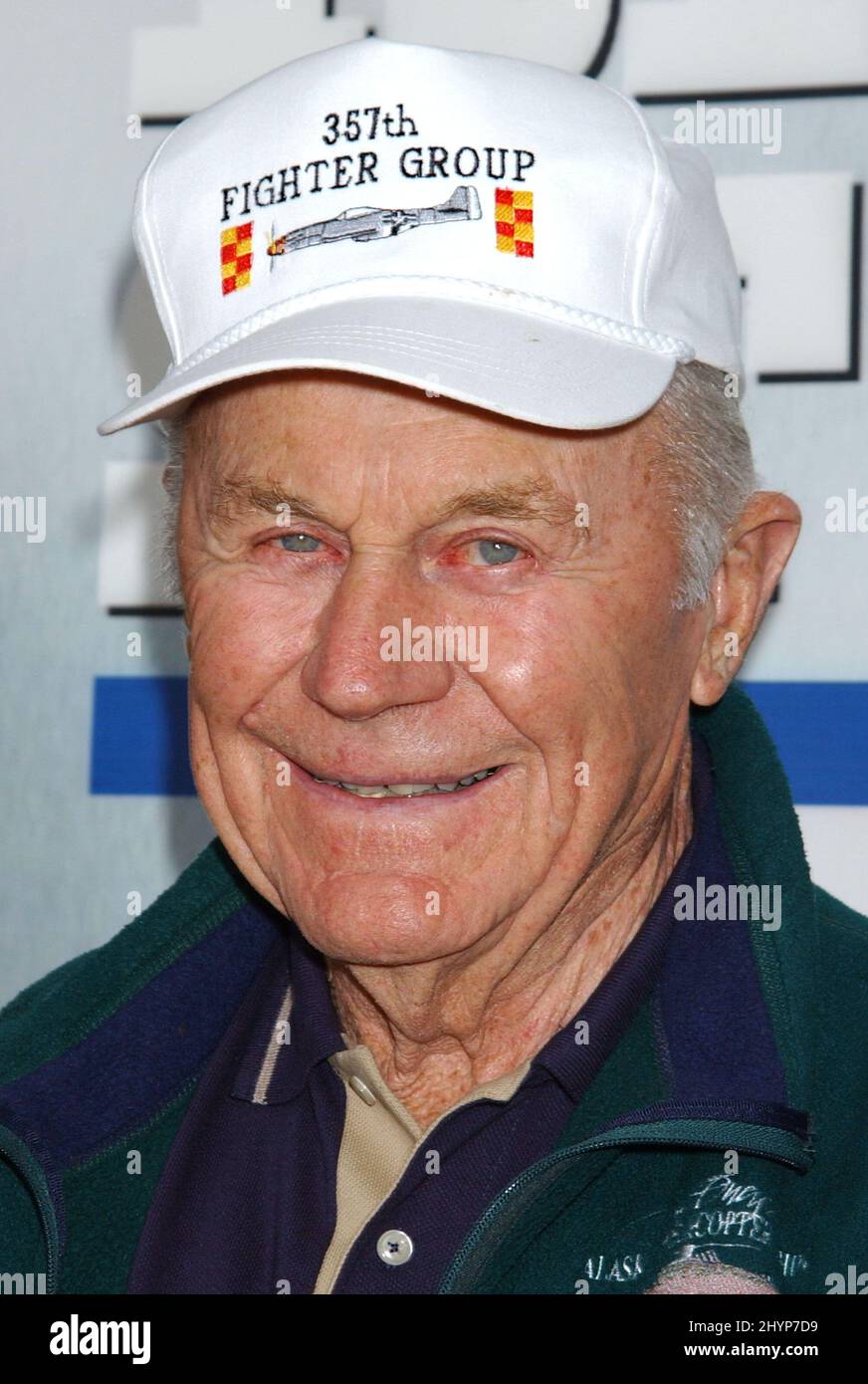 GENERAL CHUCK YEAGER PARTECIPA 'THE RIGHT STUFF' 20TH ANNIVERSARIO ALL-STAR CAST REUNION A HOLLYWOOD. IMMAGINE: STAMPA UK Foto Stock