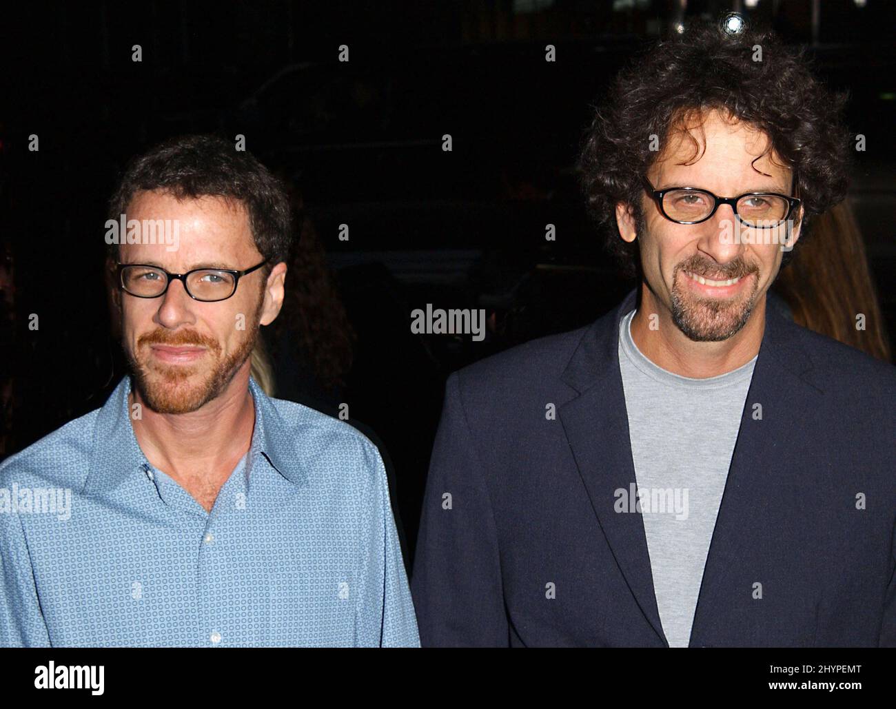 JOEL & ETHAN COEN PARTECIPA AL FILM "INTOLLERABILE CRUDELTÀ" PREMIERE IN CALIFORNIA. IMMAGINE: STAMPA UK Foto Stock