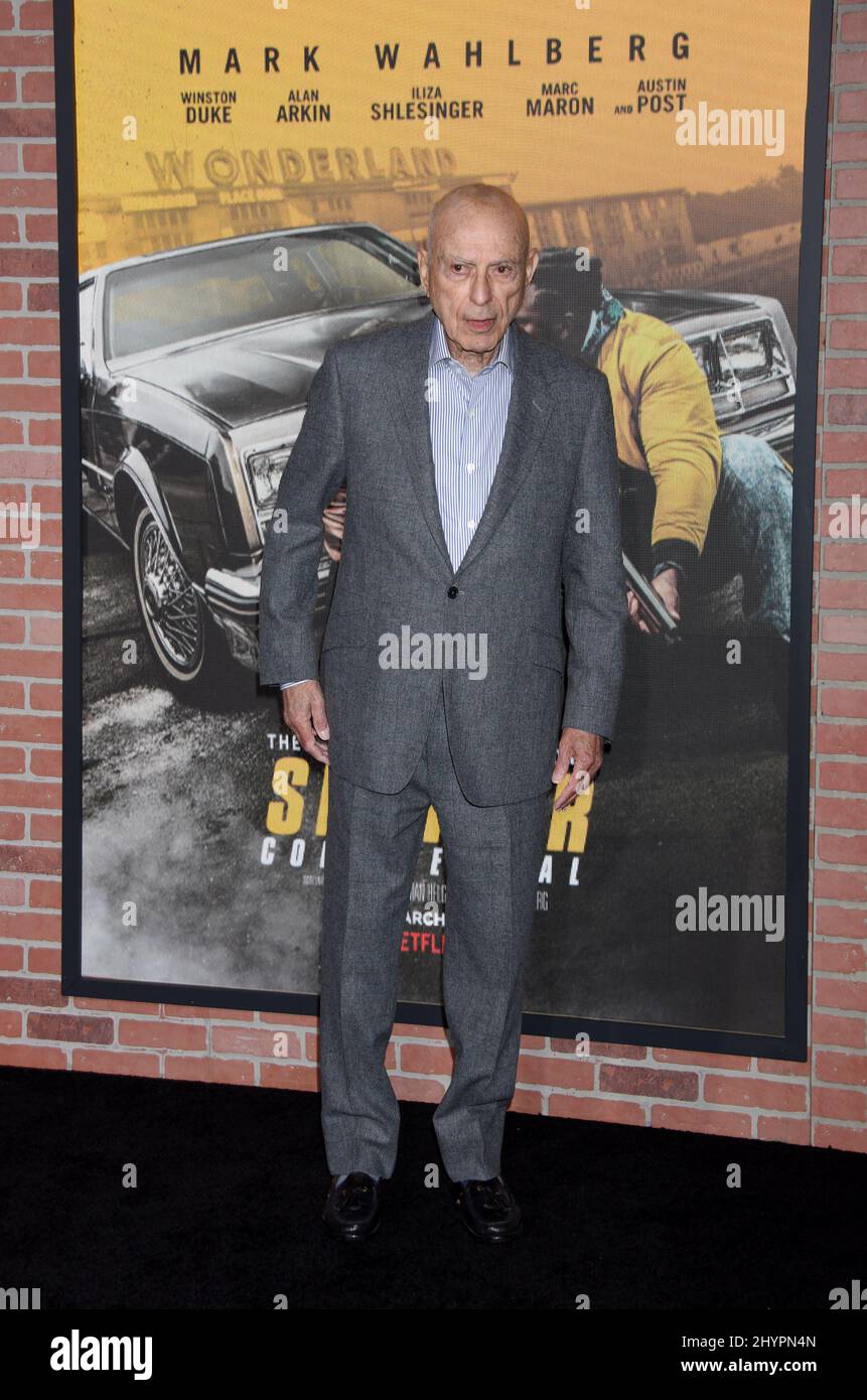 Alan Arkin frequenta la Spenser Confidential Los Angeles Premiere Foto Stock