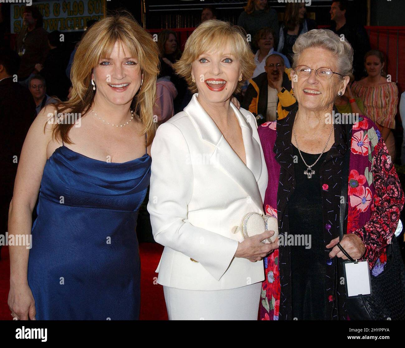 SUSAN OLSEN, FLORENCE HENDERSON & ANN B DAVIS PARTECIPANO ALLA CELEBRAZIONE DEL 50TH ANNIVERSARIO DI ABC A HOLLYWOOD. IMMAGINE: STAMPA UK Foto Stock