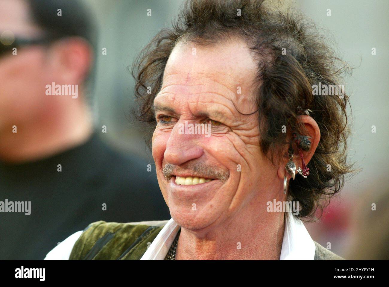 Keith Richards partecipa alla prima mondiale "Pirati dei Caraibi: Alla fine del mondo" a Disneyland. Foto: UK Stampa Foto Stock