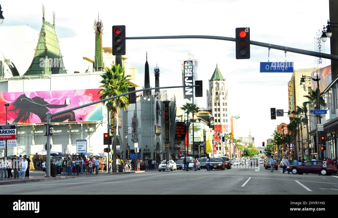 Hollywood Blvd. Foto: UK Stampa Foto Stock