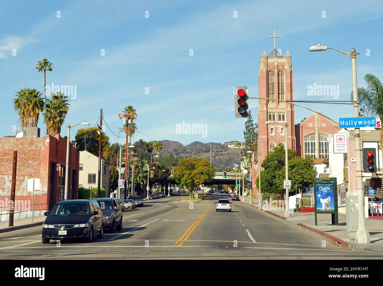 Hollywood Blvd. Foto: UK Stampa Foto Stock