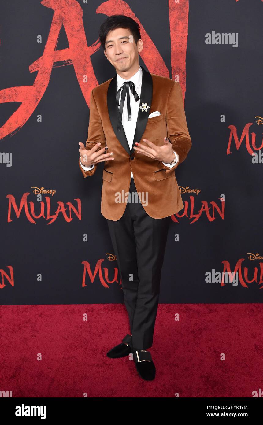 Jimmy Wong partecipa al Disney's Mulan World Premiere tenuto a Hollywood, USA il lunedì 9 marzo 2020. Foto Stock