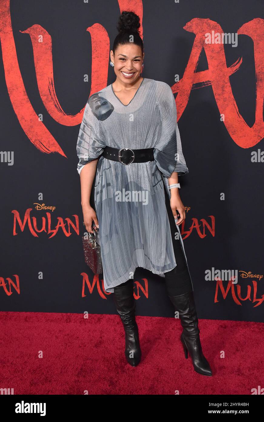 Jordin Sparks frequenta la Disney's Mulan World Premiere tenuto a Hollywood, USA il lunedì 9 marzo 2020. Foto Stock