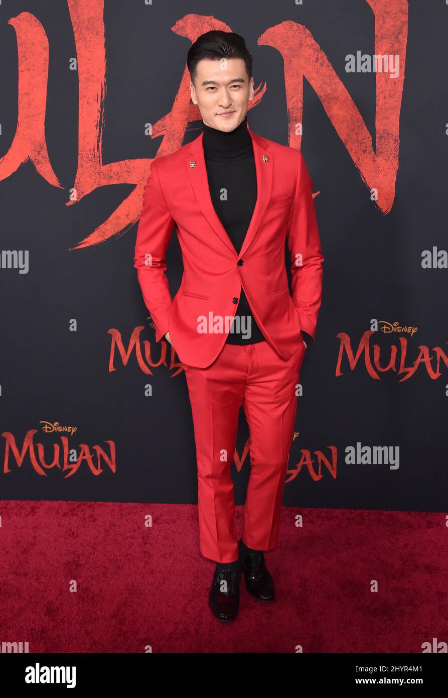 Chen Tang alla Disney's Mulan World Premiere tenuto a Hollywood, USA il lunedì 9 marzo 2020. Foto Stock