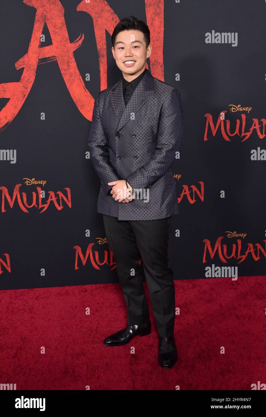 Jun Yu alla Disney's Mulan World Premiere tenuto a Hollywood, USA lunedì 9 marzo 2020. Foto Stock