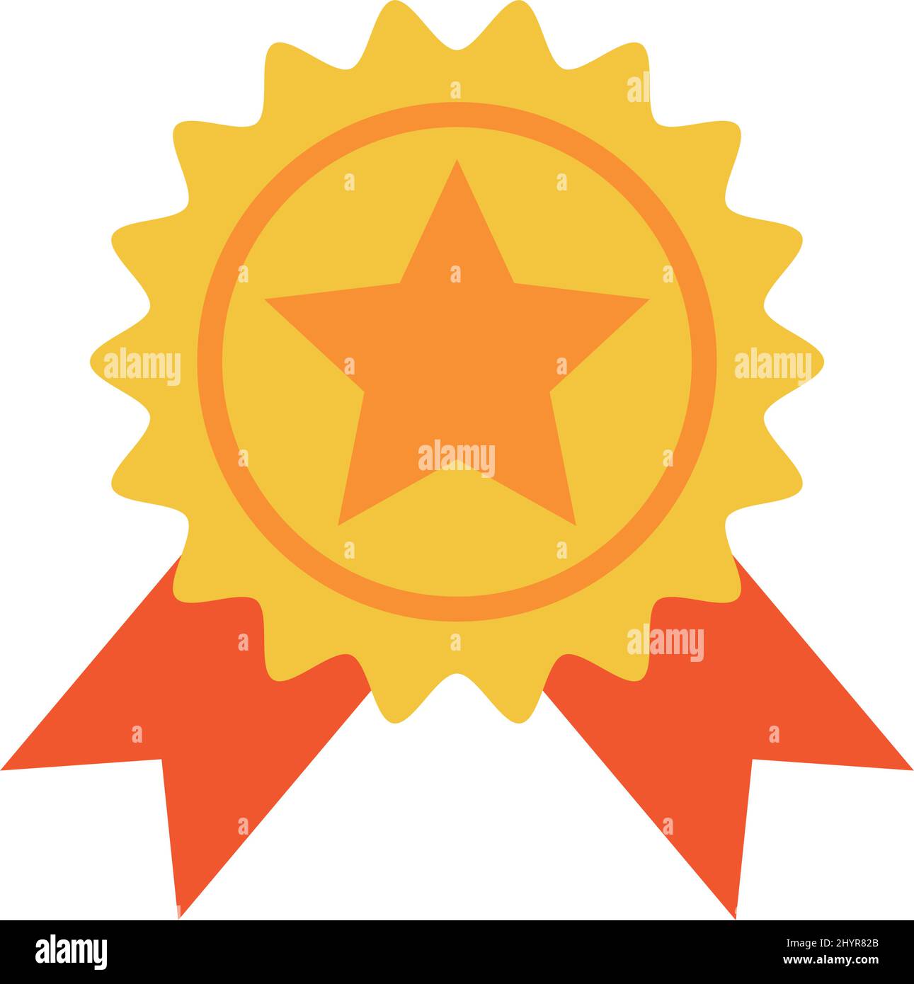 Certificazione e premio. Badge Champion. Vettore. Illustrazione Vettoriale