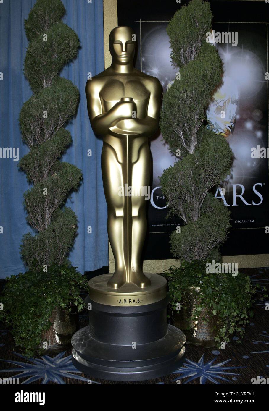 Oscar Statua al 80th Academy Awards Nominees Luncheon al Beverly Hilton Hotel Foto Stock